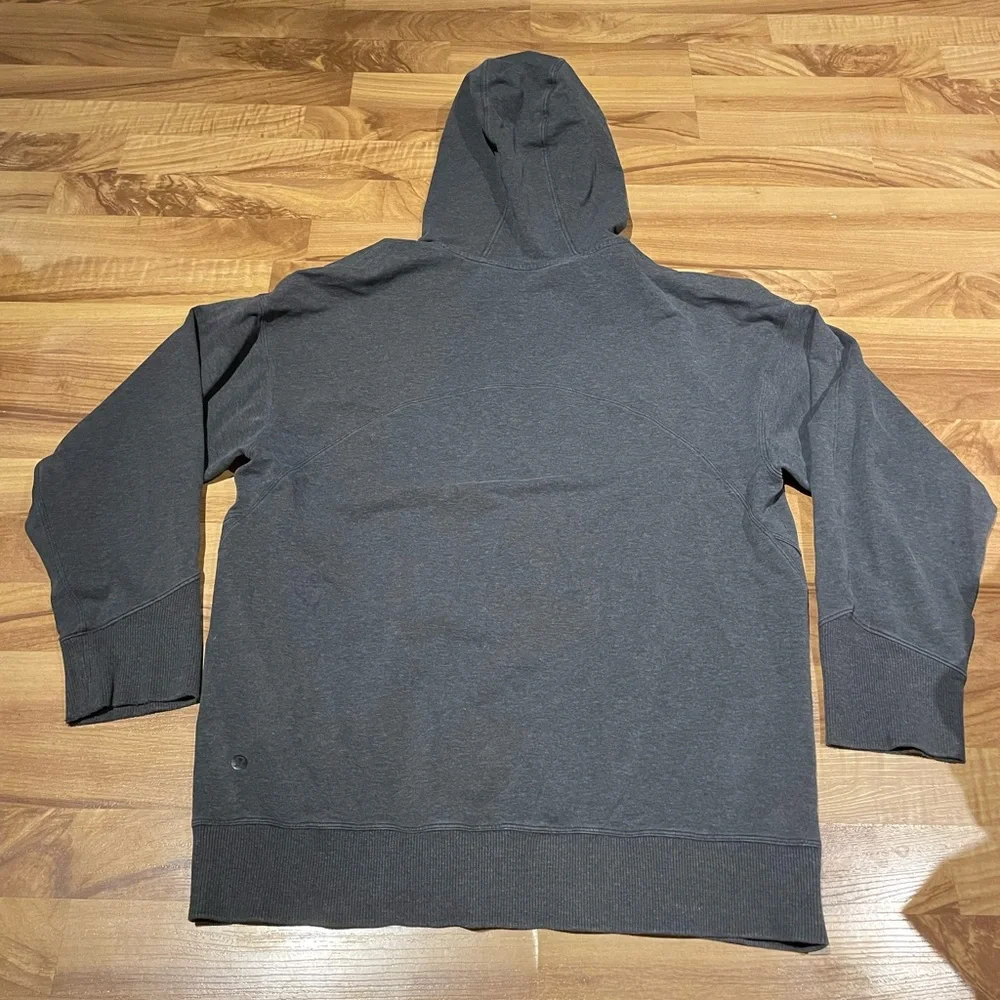 Lululemon Ready to Roll Hoodie Heathered Black Size 8 - Picture 13 of 14